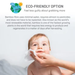 Pigeon Natural Botanical Dry Bamboo Wipes 70 Sheets