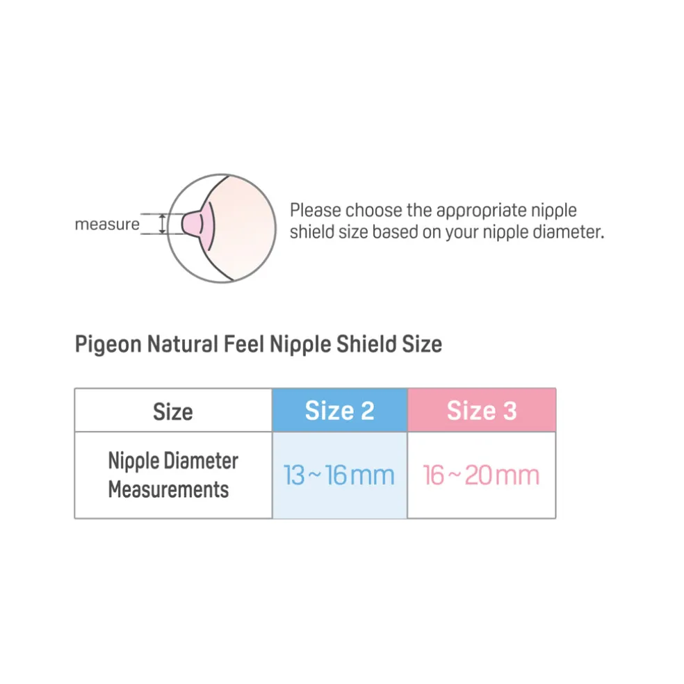 Pigeon Natural Feel Silicone Nipple Shield Size 3