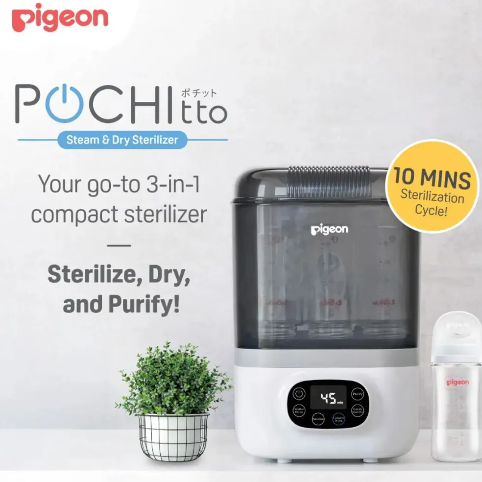 Pigeon Pochitto Steam & Dry Sterilizer