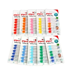 Pigeon Safety Pins - 6 pins per pack