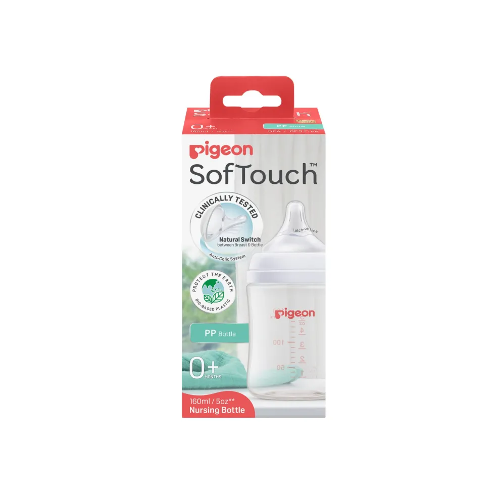 Pigeon SofTouch™ BPP Nursing Bottle PP (Logo)