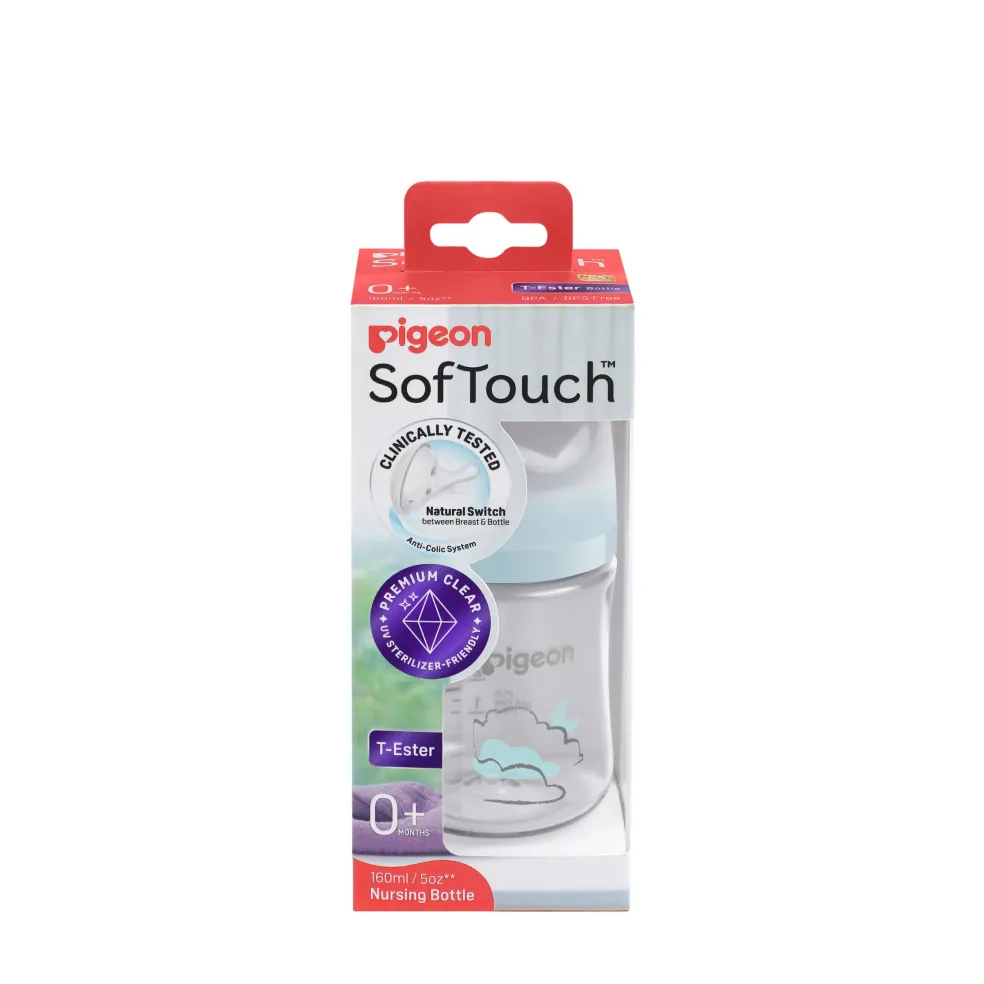Pigeon SofTouch™ BPP Nursing Bottle T-Ester 160ml (Cloud)