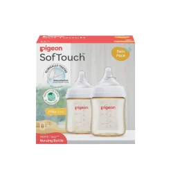 Pigeon SofTouch™ BPP Nursing Bottle PPSU (Logo Twin Pack)