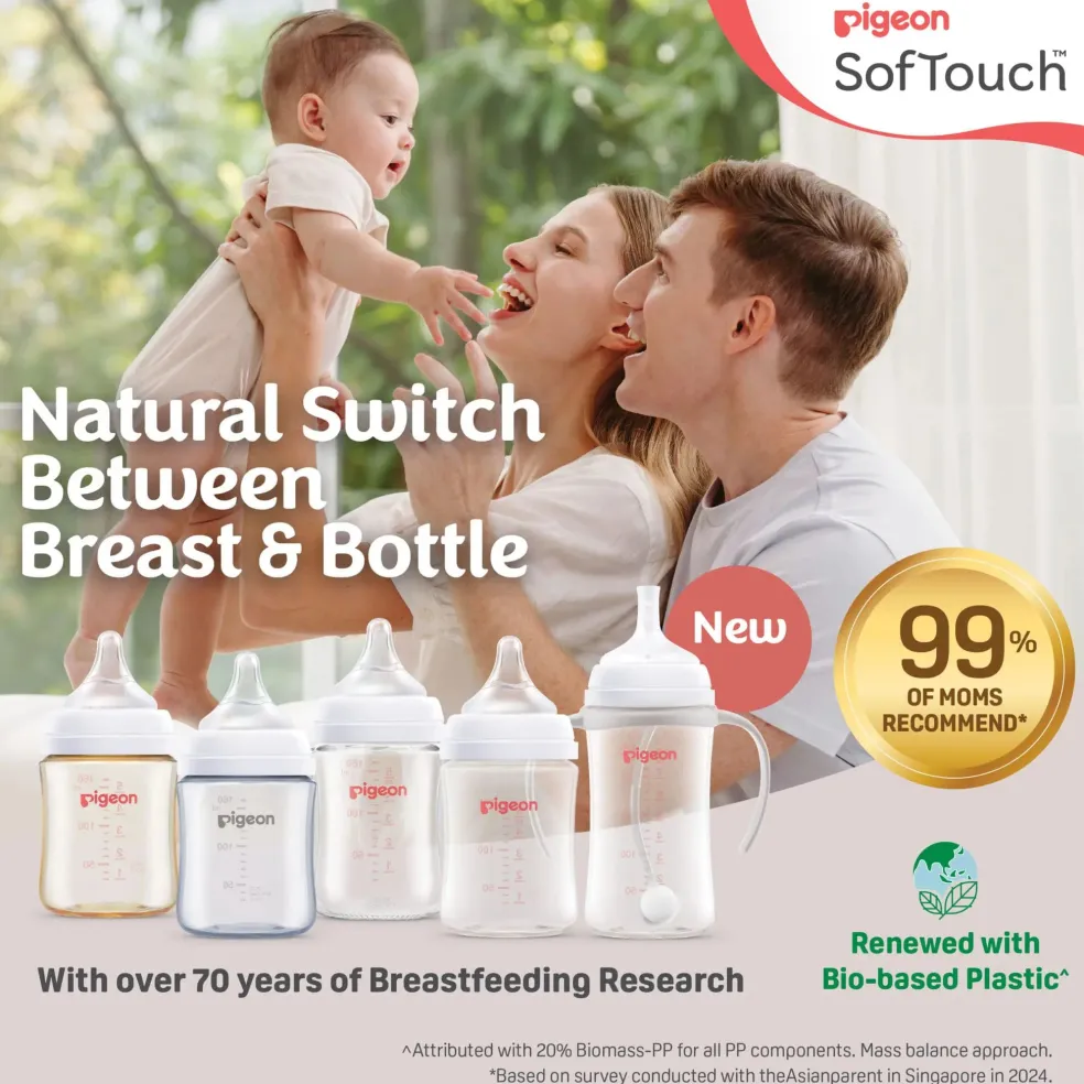 Pigeon SofTouch™ BPP Nursing Bottle T-Ester (Logo Twin Pack)