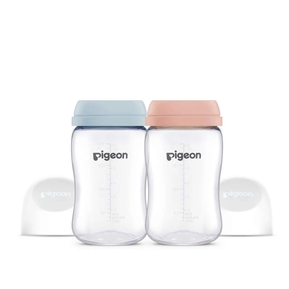 Pigeon Softouch Nursing Bottle Without Nipple T-Ester 200ml (2 Pack)