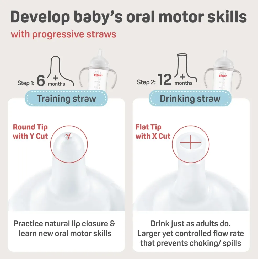 Pigeon SofTouch™ Training Straw Set