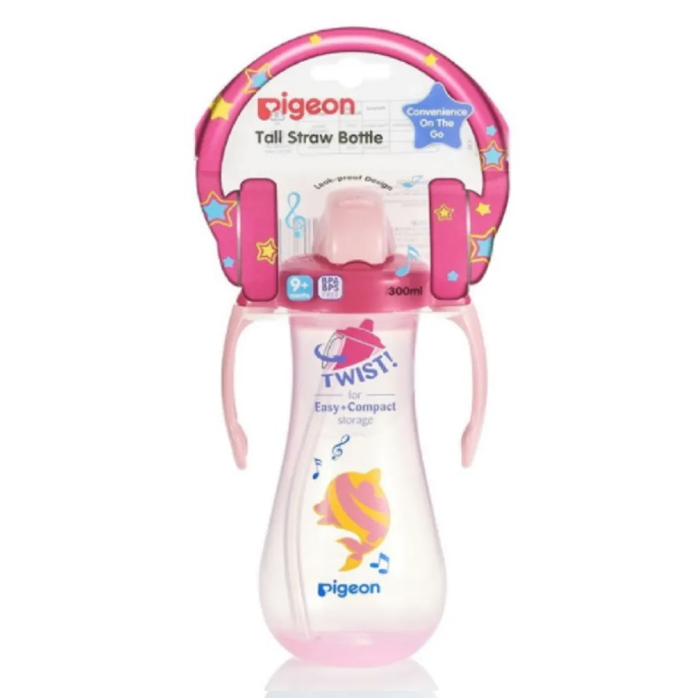 Pigeon Tall Straw Bottle - 300ml