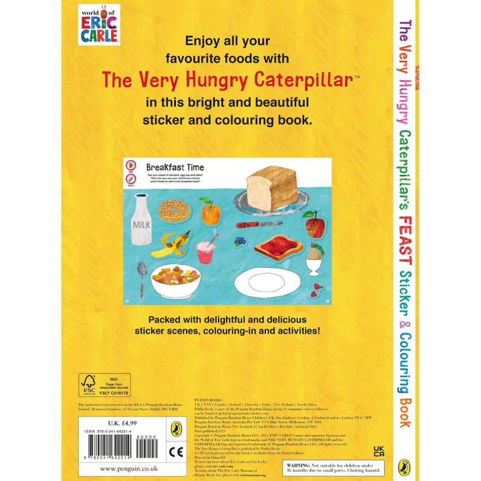 Puffin Books: The Very Hungry Caterpillar's Feast Sticker and Colouring Book