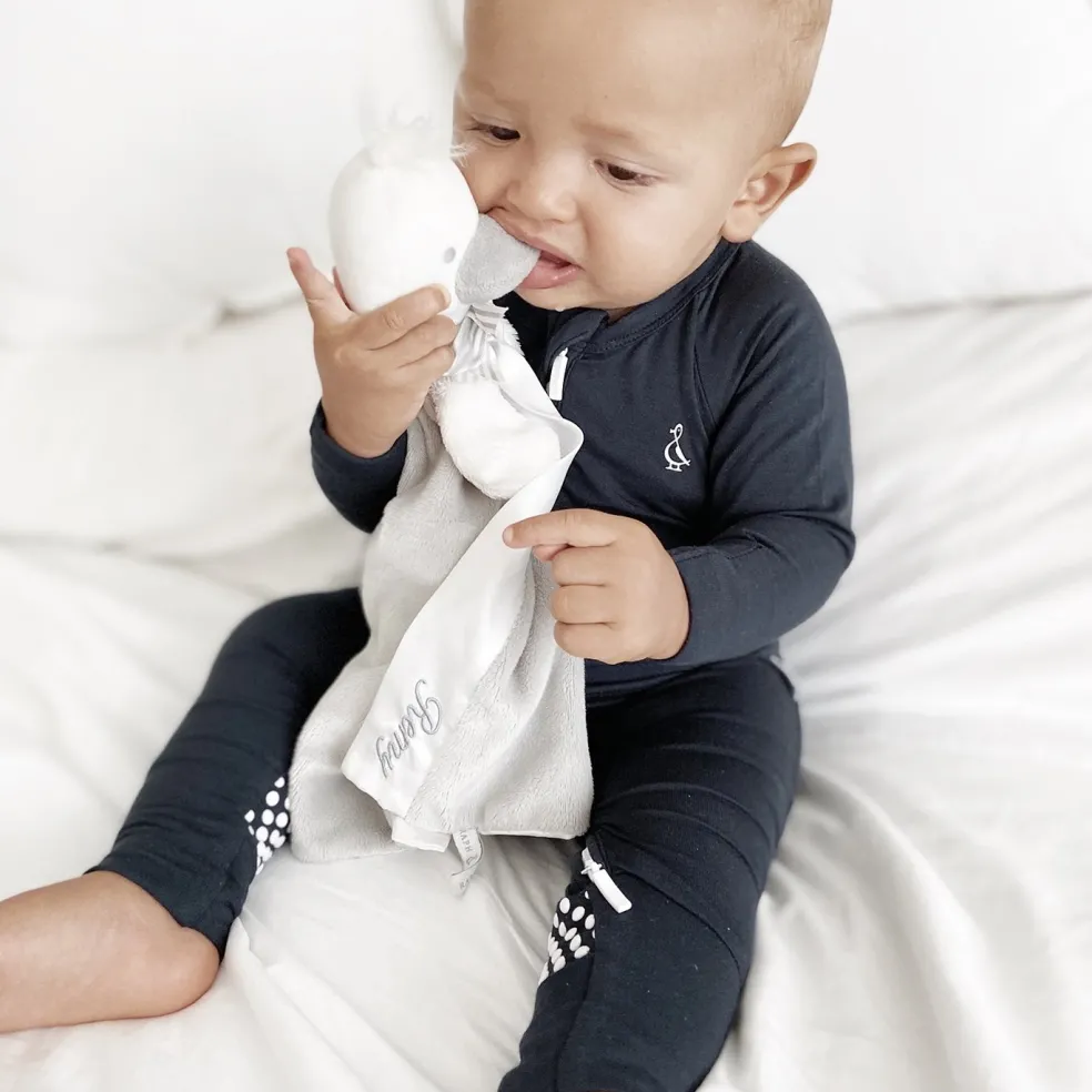 Raph&Remy Long Sleeve Premium Bamboo Zippie - Navy Blue