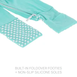 Raph&Remy Long Sleeve Premium Bamboo Zippie - Navy Blue