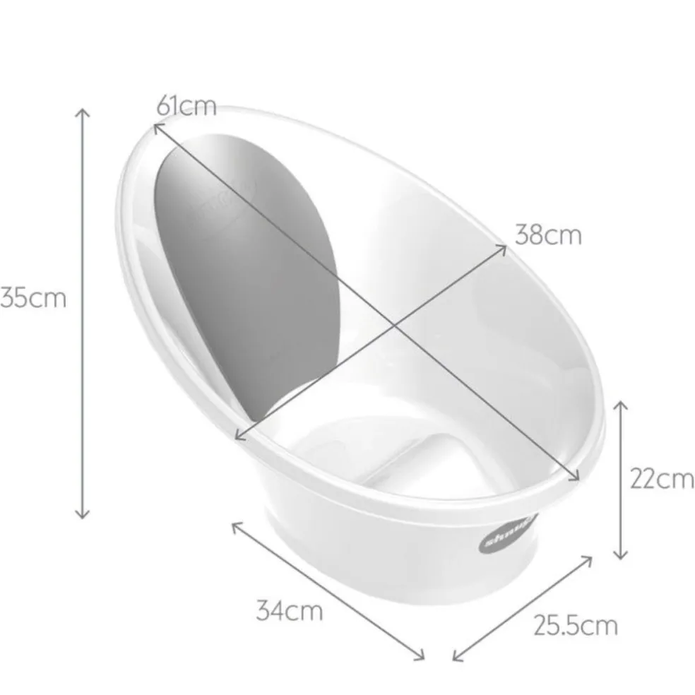 Shnuggle Bath with Plug Eucalyptus