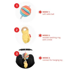 Skip Hop Discoverosity 3-in-1 Classic Stroller Toy