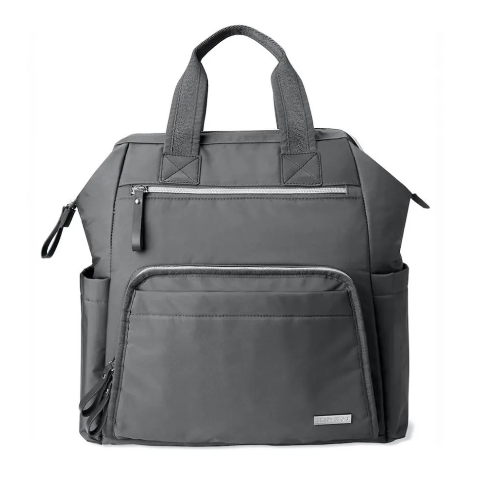 Skip Hop Main Frame Wide Open Backpack - Charcoal