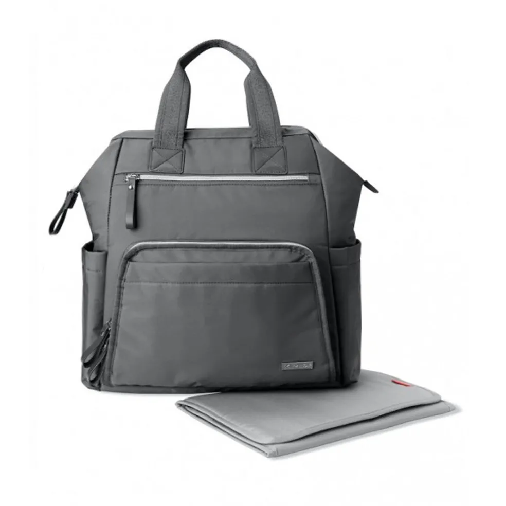 Skip Hop Main Frame Wide Open Backpack - Charcoal