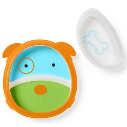 Skip Hop Zoo Smart Serve Plate and Bowl