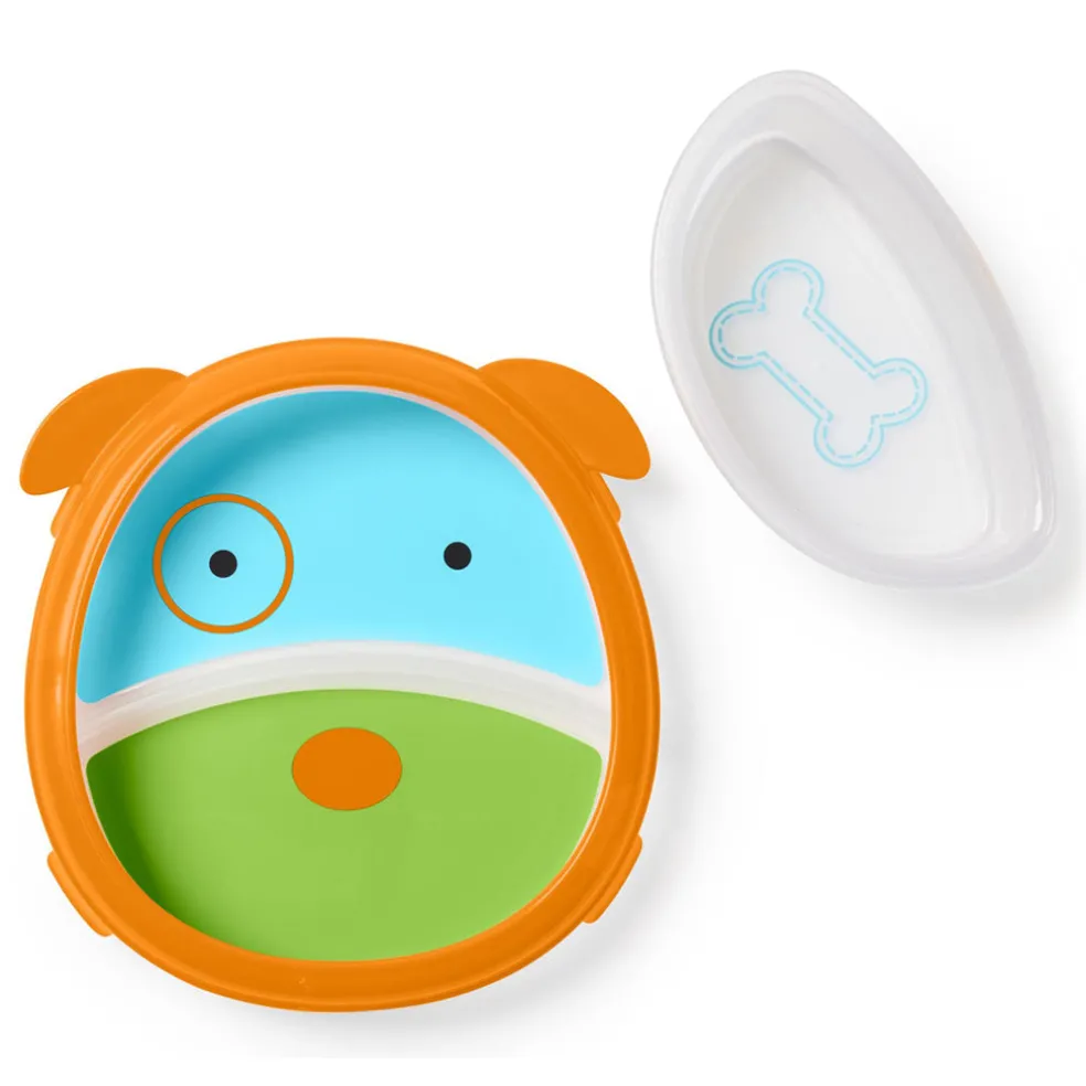 Skip Hop Zoo Smart Serve Plate and Bowl