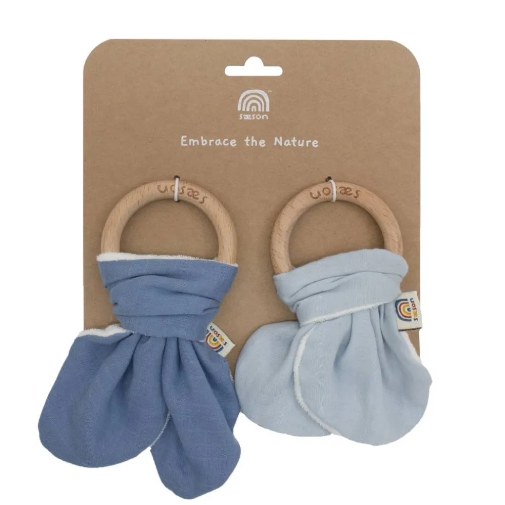 Sæson Natural Wooden Ring Teether