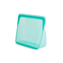 Stasher Reusable Silicone Food Bag, Aqua, Large Stand Up Bag (1.6 litres)