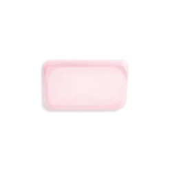 Stasher Reusable Silicone Snack Bag, Rainbow Pink (355 ml)