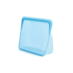 Stasher Reusable Silicone Stand-Up Mid Bag, Rainbow Blue (1656 ml)