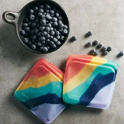 Stasher Reusable Silicone Sandwich Bag Limited Edition - Rainbow Splash