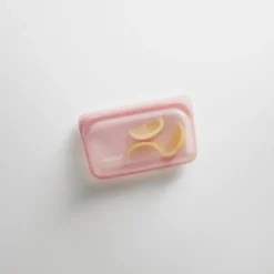 Stasher Reusable Silicone Snack Bag, Rainbow Pink (355 ml)