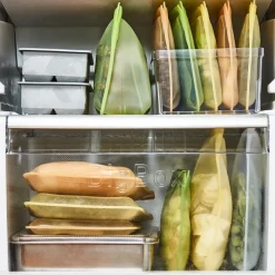 Stasher Reusable Silicone Sandwich Bag, Rainbow Green (828 ml)