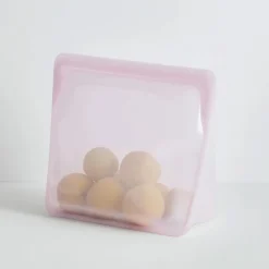 Stasher Reusable Silicone Stand-Up Mega Bag, Rainbow Pink 3077 ml)