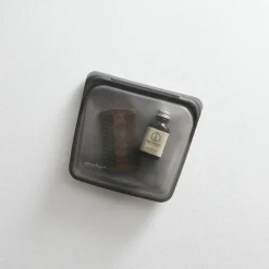 Stasher Reusable Silicone Sandwich Bag, Rainbow Black (828 ml)