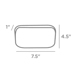 Stasher Reusable Silicone Snack Bag, Rainbow Lavender (355 ml)
