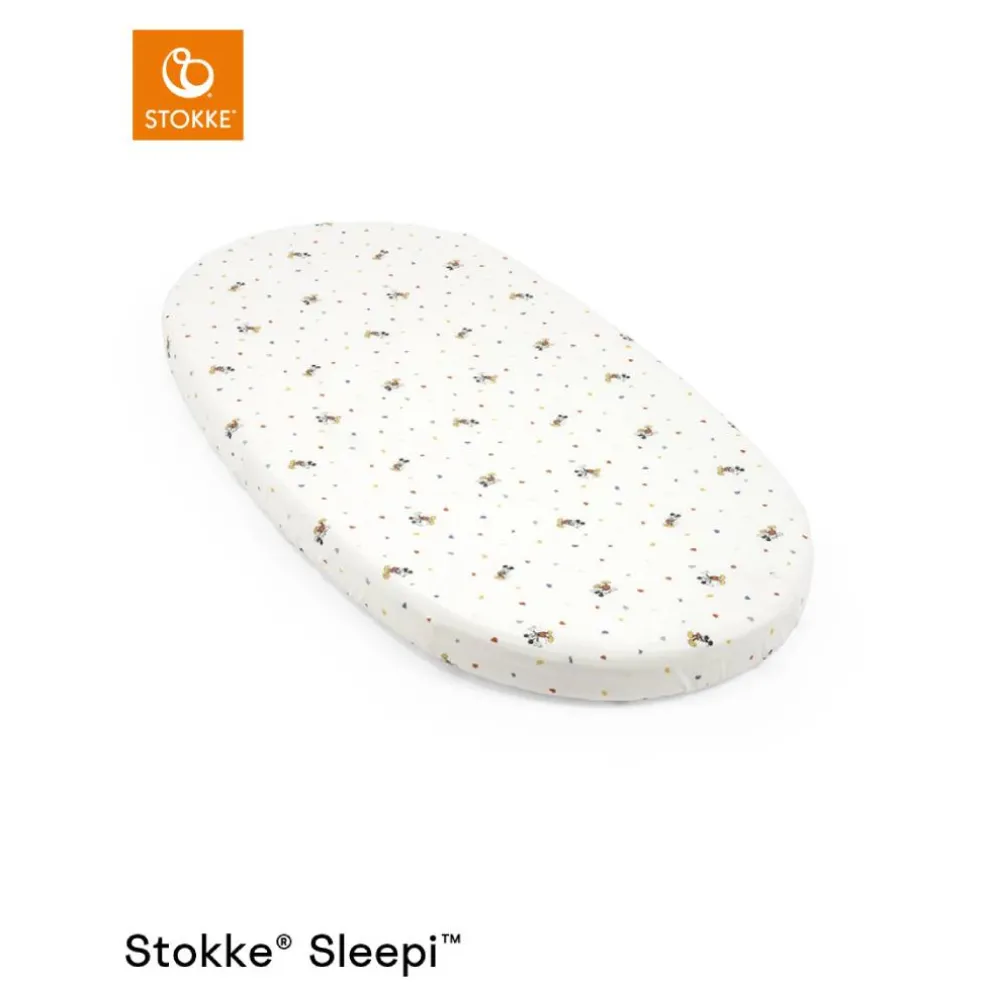 Stokke Disney Sleepi Bed Fitted Sheet V3 Mickey Celebration