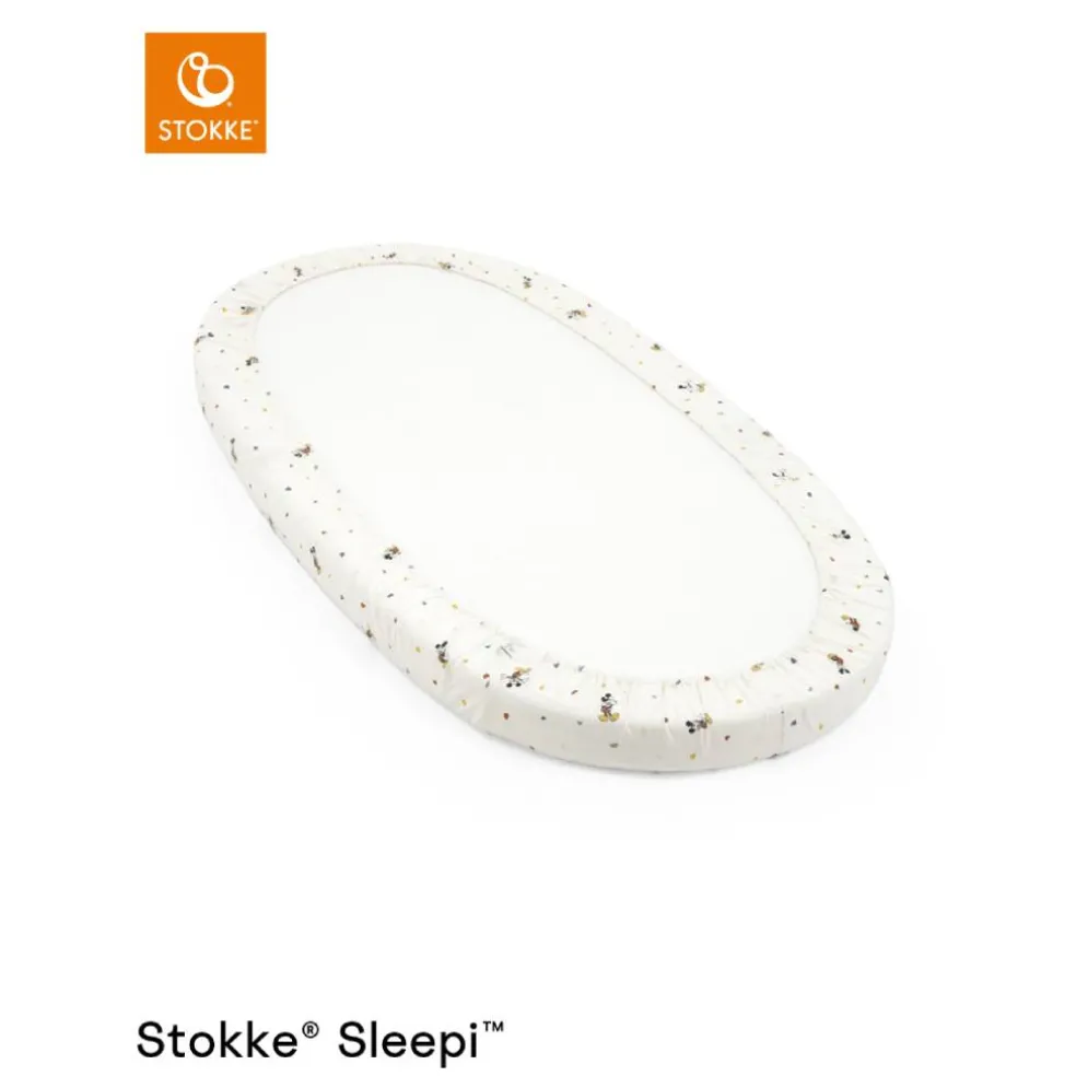 Stokke Disney Sleepi Bed Fitted Sheet V3 Mickey Celebration