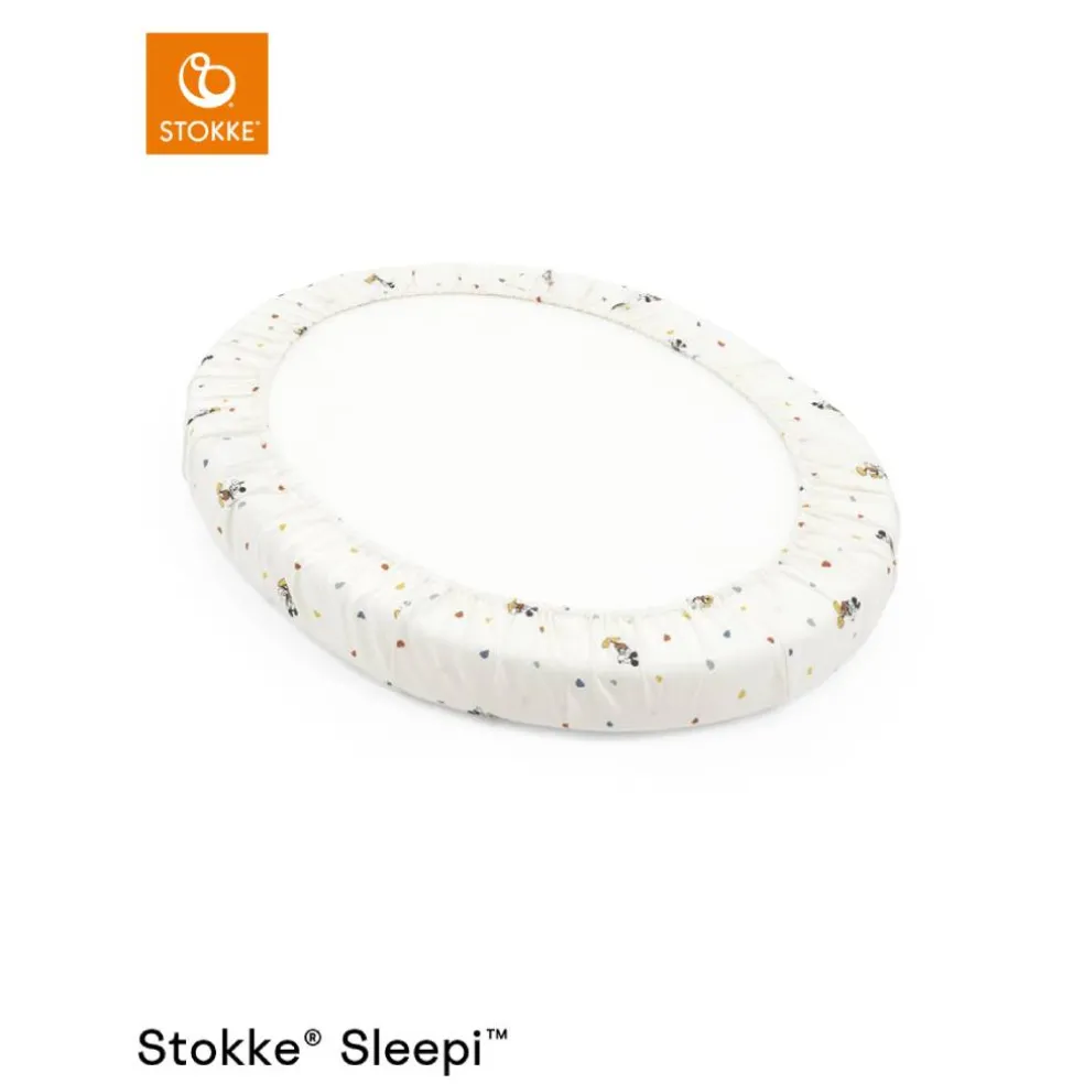 Stokke® Disney Sleepi™ Mini Fitted Sheet V3 Mickey Celebration