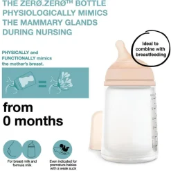 Suavinex Zero Zero Anti Colic Bottle 180ml - Slow Flow 0m+