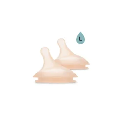 Suavinex Zero Zero Silicone Teat X 2 - Large Flow 6m+