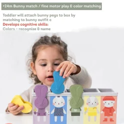 Taf Toys Bunny School Match & Count Toy