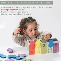 Taf Toys Bunny School Match & Count Toy