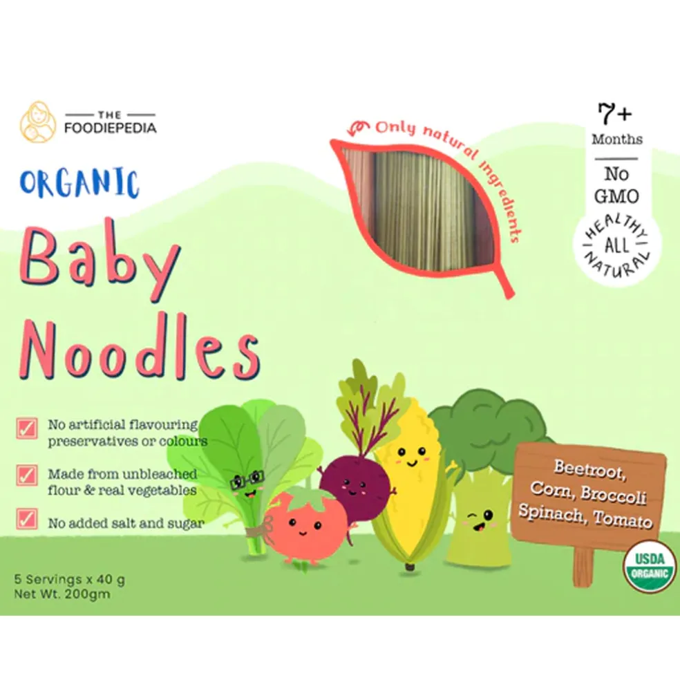 The Foodiepedia Organic Baby Noodle - Multi-Vege 200g