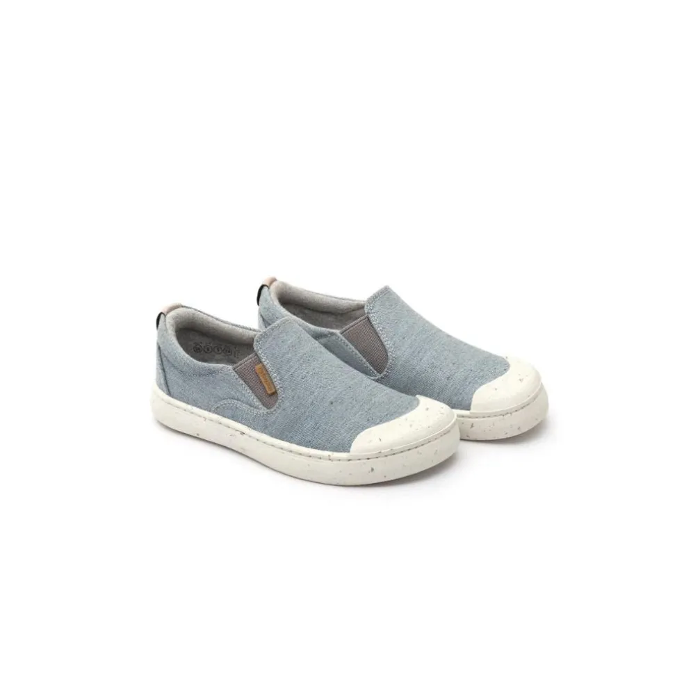 Tip Toey Joey Slip Green - Washed Jeans