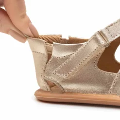 Tip Toey Joey Toddler Sandal Criss Cross - Champagne