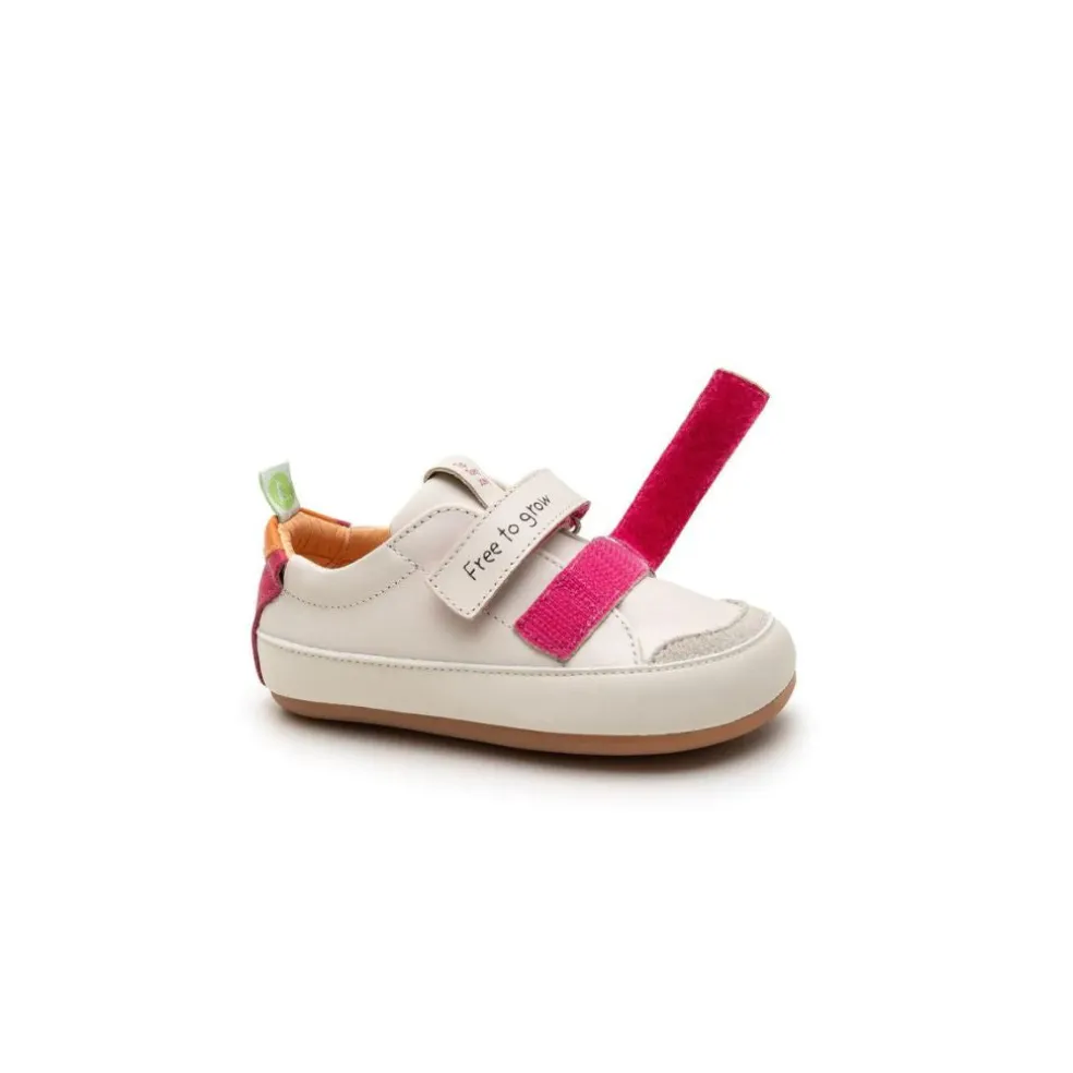 Tip Toey Joey Toddler Sneaker Bossy Play - Tapioca/Tangerine/Pitaya Pink
