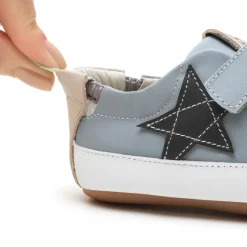 Tip Toey Joey Toddler Sneaker Bossy Star - Tide Blue/Pumice/Ash