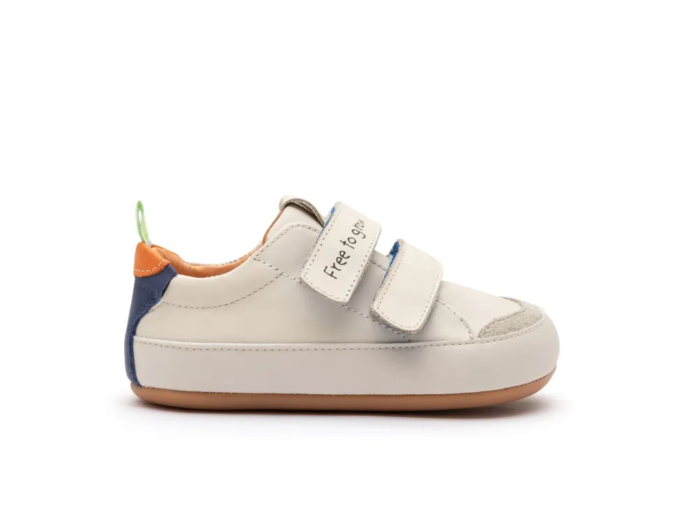 Tip Toey Joey Toddler Sneaker Bossy Play - Tapioca/Tangerine/Deep Ocean