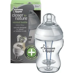 Tommee Tippee Closer To Nature Anti Colic Plus 260ml / 9oz Bottle