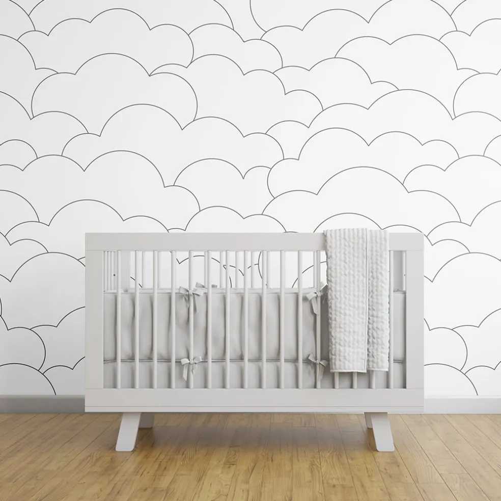 Urban Li'l Line Cloud Wallpaper