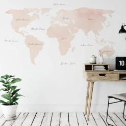 Urban Li'l World Map Wallpaper