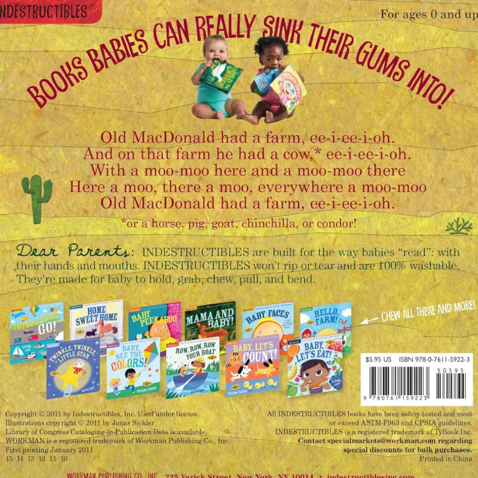 Workman Indestructibles: Old Macdonald Had A Farm