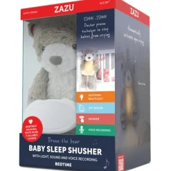 Zazu Baby Sleep Shusher - Bruno Bear